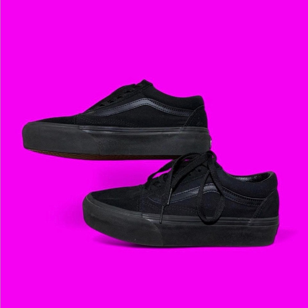 Black Vans Old Skool Stackform - image 1